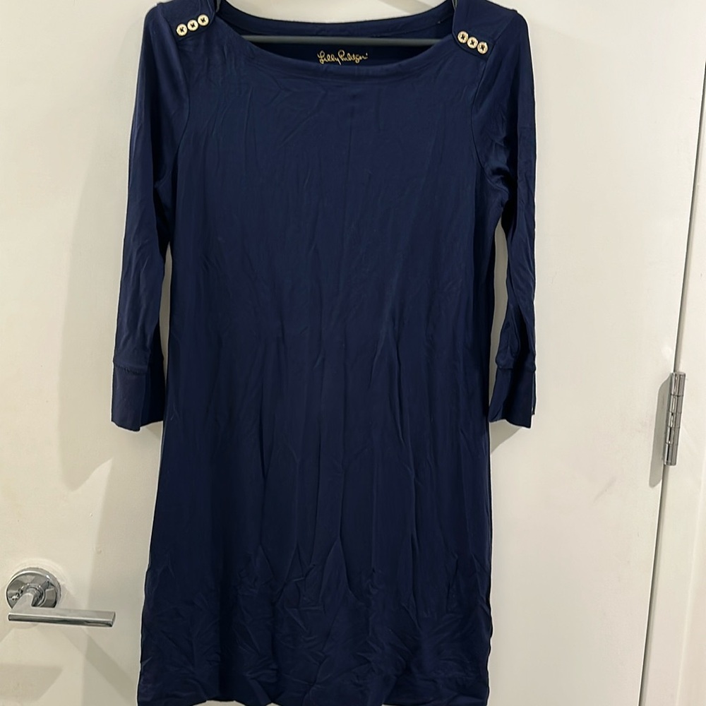 Navy Blue Lily Pulitzer Dress Size Medium